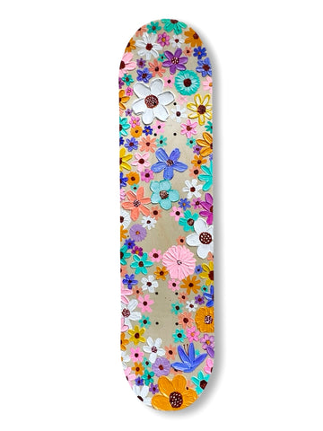 Floral skateboard